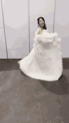 keawbnk48 bnk48 cute white gown