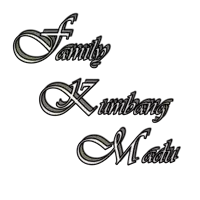 a white background with the words family kumbang mati