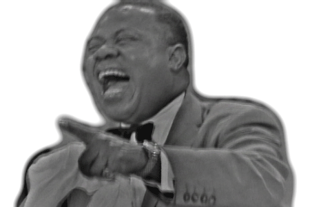 Laughing Louis Armstrong Sticker - Laughing Louis Armstrong Hello Dolly Stickers