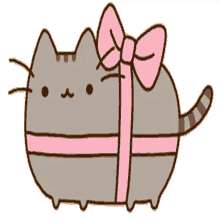 pusheen cute pink cat