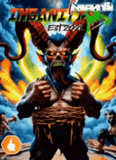 a poster for a video game called insanity est 2021