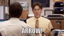 The Office Arrow GIF - The Office Arrow Dunder Mifflin GIFs