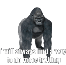 Troll Cannot Stop Sticker - Troll Cannot Stop Monke Stickers