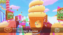 Sky High Sundae Mario Kart8deluxe GIF - Sky High Sundae Mario Kart8deluxe Mario Kart GIFs