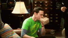 Stressed Sheldon Cooper GIF