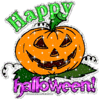 Happy Halloween Smile Sticker - Happy Halloween Smile Glitters Stickers