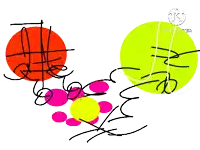 a drawing of circles and lines with the word kinemaster in the corner