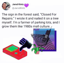 a cartoon of a hand giving a thumbs down next to a video game