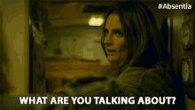 What Are You Talking About Stana Katic GIF - What Are You Talking About Stana Katic Emily Byrne GIFs
