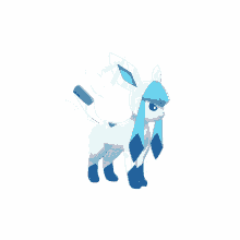 shiny pokemon glaceon spin spinning