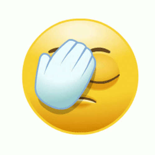 Oh No Emoji Sticker - Oh No Emoji Facepalm - Découvrir et partager des GIF