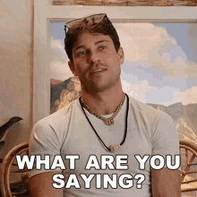 What Are You Saying Joey Essex GIF - What Are You Saying Joey Essex All Star Shore GIFs