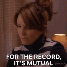 For The Record Its Mutual Liz Lemon GIF - For The Record Its Mutual Liz Lemon 30rock GIFs