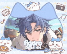 a picture of a man with the name figaro de minn