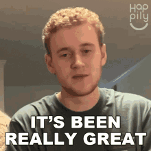 Its Been Really Great Happily GIF - Its Been Really Great Happily Its A Great Thing GIFs