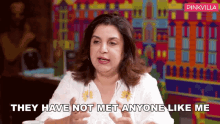 They Have Not Met Anyone Like Me Farah Khan GIF - They Have Not Met Anyone Like Me Farah Khan Pinkvilla GIFs