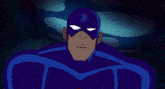 a man in a superhero costume is surrounded by a glowing star