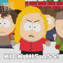 Kick His Ass Bebe Stevens GIF - Kick His Ass Bebe Stevens South Park GIFs