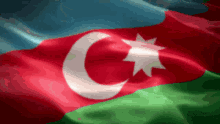 Azerbaijan Flag GIF - Azerbaijan Flag Flag Of Azerbaijan GIFs
