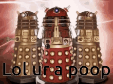 Jed Is Poop Exterminate GIF - Jed Is Poop Exterminate Doctor Who Pog GIFs