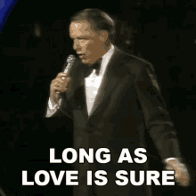 Long As Love Is Sure Frank Sinatra GIF - Long As Love Is Sure Frank Sinatra Street Of Dreams Song GIFs