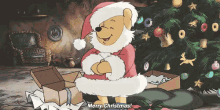 Merry Christmas GIF - Merry Christmas Pooh Winnie GIFs