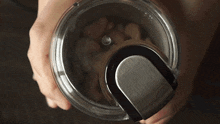 Grinding The Nuts Two Plaid Aprons GIF - Grinding The Nuts Two Plaid Aprons Using A Blender GIFs