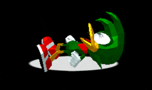 Bean The Dynamite Sonic The Fighters GIF - Bean The Dynamite Sonic The Fighters Bean GIFs