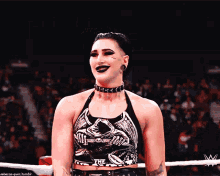 The Judgment Day Rhea Ripley GIF - The Judgment Day Rhea Ripley Looking Around GIFs