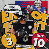 Buffalo Bills (10) Vs. Pittsburgh Steelers (3) First-second Quarter Break GIF - Nfl National Football League Football League GIFs
