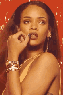 Rihanna Innocent GIF - Rihanna Innocent Face GIFs