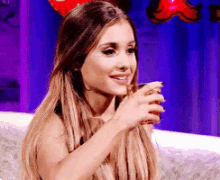 Ariana Grande Tumblr GIF - Ariana Grande Tumblr Drinking GIFs