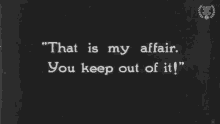 That Is My Affair You Keep Out Of It Broken Barriers GIF - That Is My Affair You Keep Out Of It Broken Barriers Stay Out Of My Personal Matter GIFs
