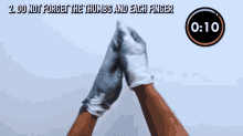 Do Not Forget The Thumbs And Each Finger Prince Ea GIF