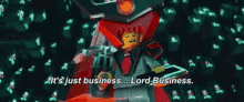 The Lego Movie Lord Business GIF - The Lego Movie Lord Business Its Just Business GIFs