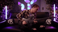 Rock And Roll Cole Rolland GIF - Rock And Roll Cole Rolland Playing Guitar GIFs