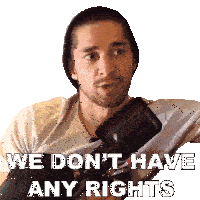 We Dont Have Any Rights Wil Dasovich Sticker - We Dont Have Any Rights Wil Dasovich Wil Dasovich Superhuman Stickers
