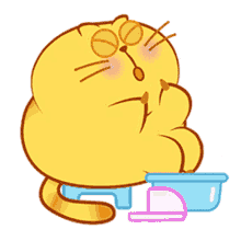 fat chubby kitty cute animation