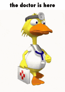 The Doctor Is Here Doctor Quack GIF - The Doctor Is Here Doctor Quack Duck Doctor GIFs