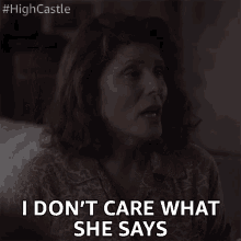 I Dont Care What She Says Not My Problem GIF - I Dont Care What She Says Not My Problem Dont Care GIFs