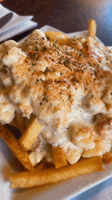 lobster poutine fries lobster poutine canadian food