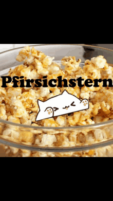 Pfirsichstern Popcorn GIF - Pfirsichstern Popcorn Warriotcats GIFs