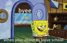 Bye When Youre About To Leave School GIF