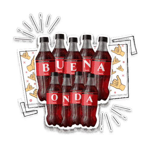 Buena Onda Coca Cola Sticker - Buena Onda Coca Cola Juntos Para Algo Mejor Stickers