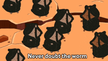 Bravest Warriors Never Doubt The Worm GIF