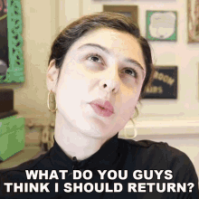 What Do You Guys Think I Should Return Scherezade Shroff GIF - What Do You Guys Think I Should Return Scherezade Shroff Should I Return It GIFs