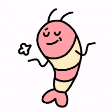 shrimp emotion pink lovely confident