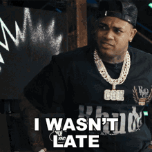 I Wasnt Late Conceited GIF - I Wasnt Late Conceited Reginald Sergile GIFs