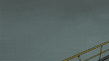 a cartoon of a man in an orange jumpsuit with a gas mask on his back