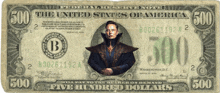 Elon Musk 500 Dollars Bill GIF